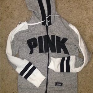 PINK zip up hoodie